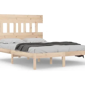 Bedframe massief hout 140×190 cm Bedframe massief hout 140×190 cm