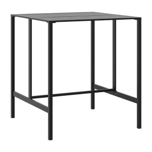 Bartafel 100x100x110 cm gepoedercoat staal zwart Bartafel 100x100x110 cm gepoedercoat staal zwart