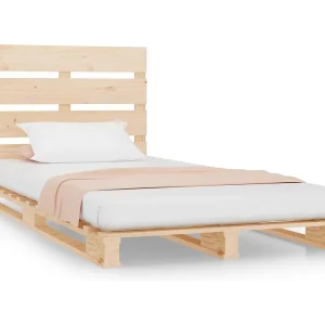 Bedframe zonder matras massief grenenhout 90×200 cm Bedframe zonder matras massief grenenhout 90×200 cm