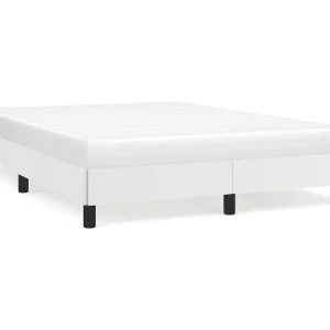 Bedframe kunstleer wit 140×200 cm Bedframe kunstleer wit 140×200 cm
