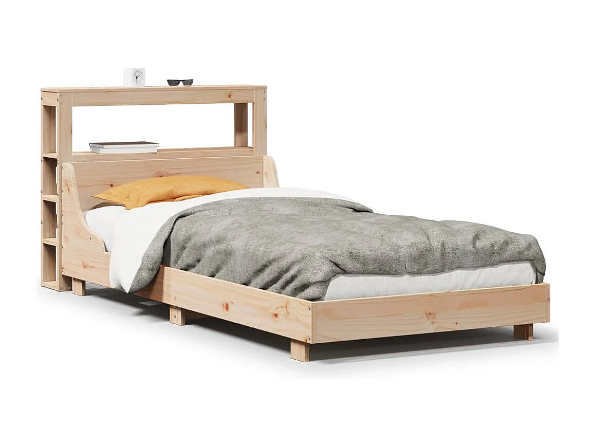 Bedframe zonder matras massief grenenhout 90x190 cm