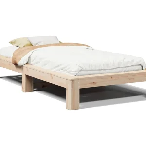 Bedframe zonder matras massief grenenhout 90×190 cm Bedframe zonder matras massief grenenhout 90×190 cm