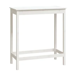 Bartafel 100x50x110 cm massief grenenhout wit Bartafel 100x50x110 cm massief grenenhout wit
