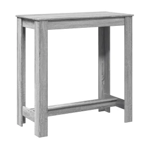 Bartafel 102x50x103,5 cm bewerkt hout grijs sonoma eikenkleurig Bartafel 102x50x103,5 cm bewerkt hout grijs sonoma eikenkleurig
