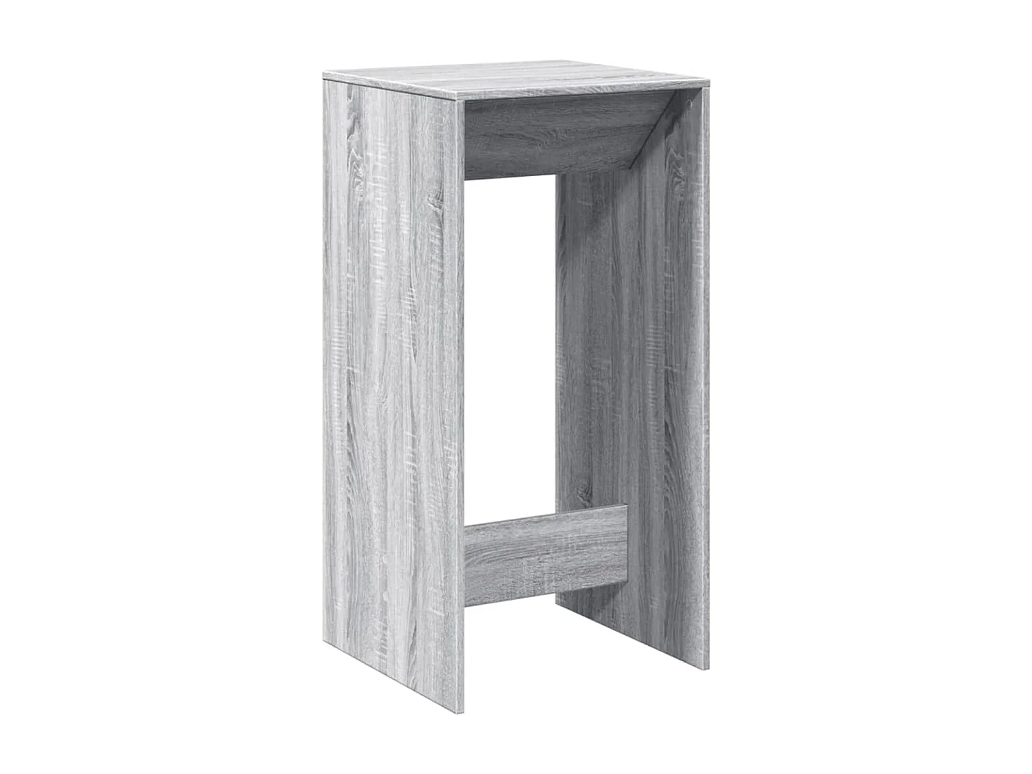 Bartafel 51x50x103,5 cm bewerkt hout grijs sonoma eikenkleurig