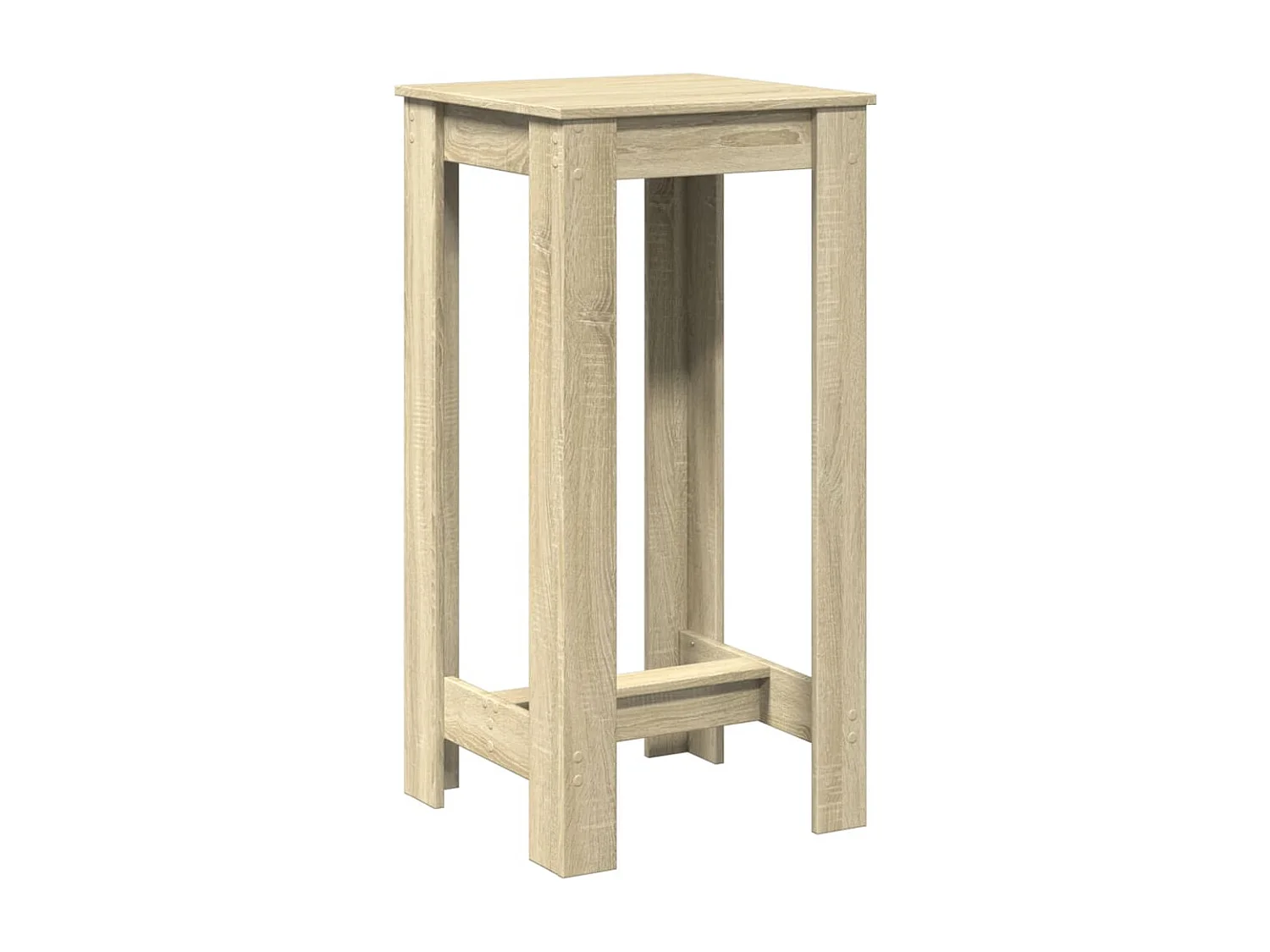 Bartafel 51x50x103,5 cm bewerkt hout sonoma eikenkleurig