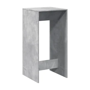 Bartafel 51x50x103,5 cm bewerkt hout betongrijs Bartafel 51x50x103,5 cm bewerkt hout betongrijs