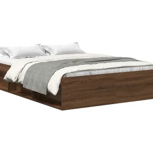 Bedframe bruin eikenkleur 140×200 cm Bedframe bruin eikenkleur 140×200 cm