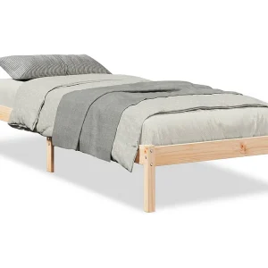 Bedframe extra lang zonder matras massief grenenhout 80×210 cm Bedframe extra lang zonder matras massief grenenhout 80×210 cm