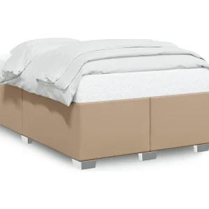 Bedframe kunstleer cappuccinokleurig 120×200 cm Bedframe kunstleer cappuccinokleurig 120×200 cm