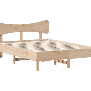 Bedframe zonder matras massief grenenhout 135×190 cm Bedframe zonder matras massief grenenhout 135×190 cm