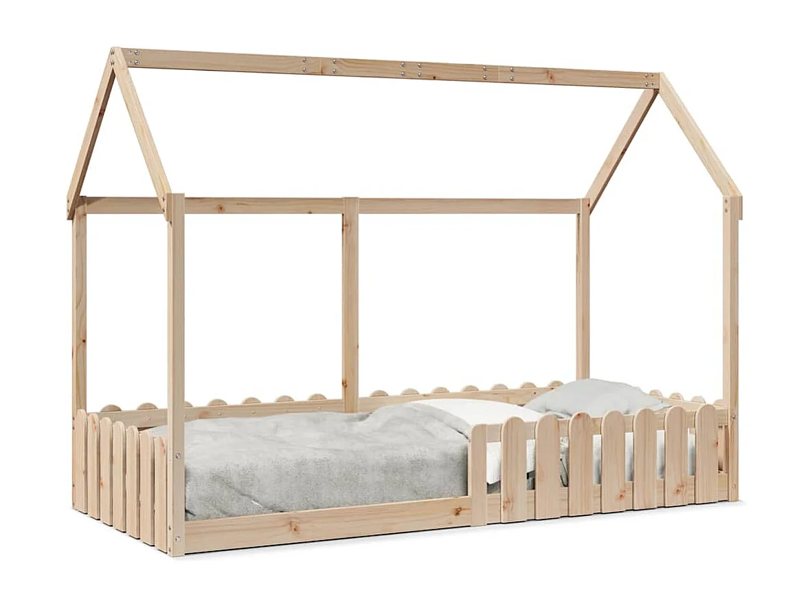 Bedhuis massief grenenhout 90x190 cm