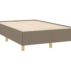 Bedframe zonder matras 120×190 cm stof taupe