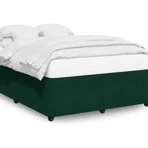 Bedframe zonder matras 160×200 cm fluweel donkergroen Bedframe zonder matras 160×200 cm fluweel donkergroen