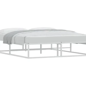 Bedframe zonder matras 160×200 cm wit