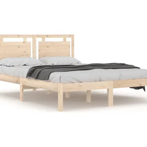Bedframe massief hout 150×200 cm Bedframe massief hout 150×200 cm