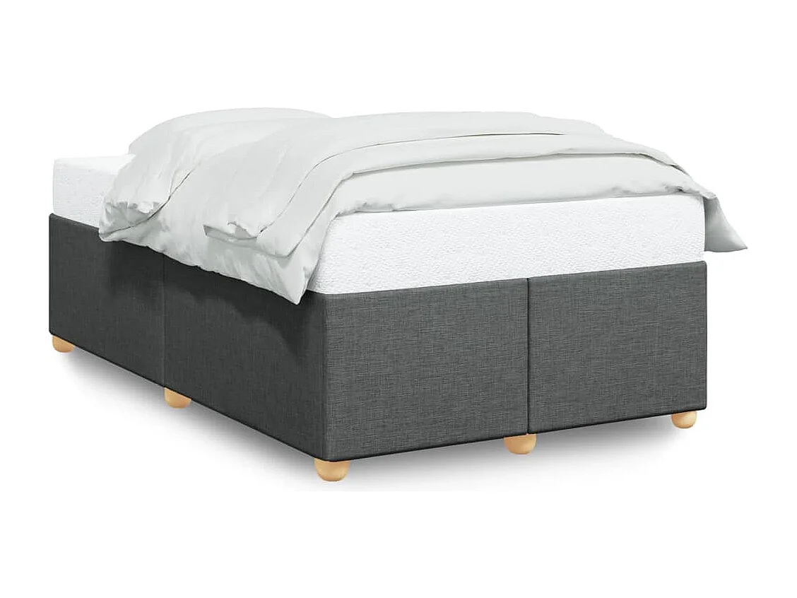 Bedframe zonder matras 120x200 cm stof donkergrijs