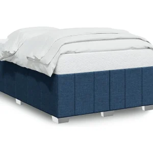 Bedframe zonder matras 120×200 cm stof blauw Bedframe zonder matras 120×200 cm stof blauw