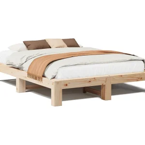 Bedframe zonder matras massief grenenhout 150×200 cm Bedframe zonder matras massief grenenhout 150×200 cm