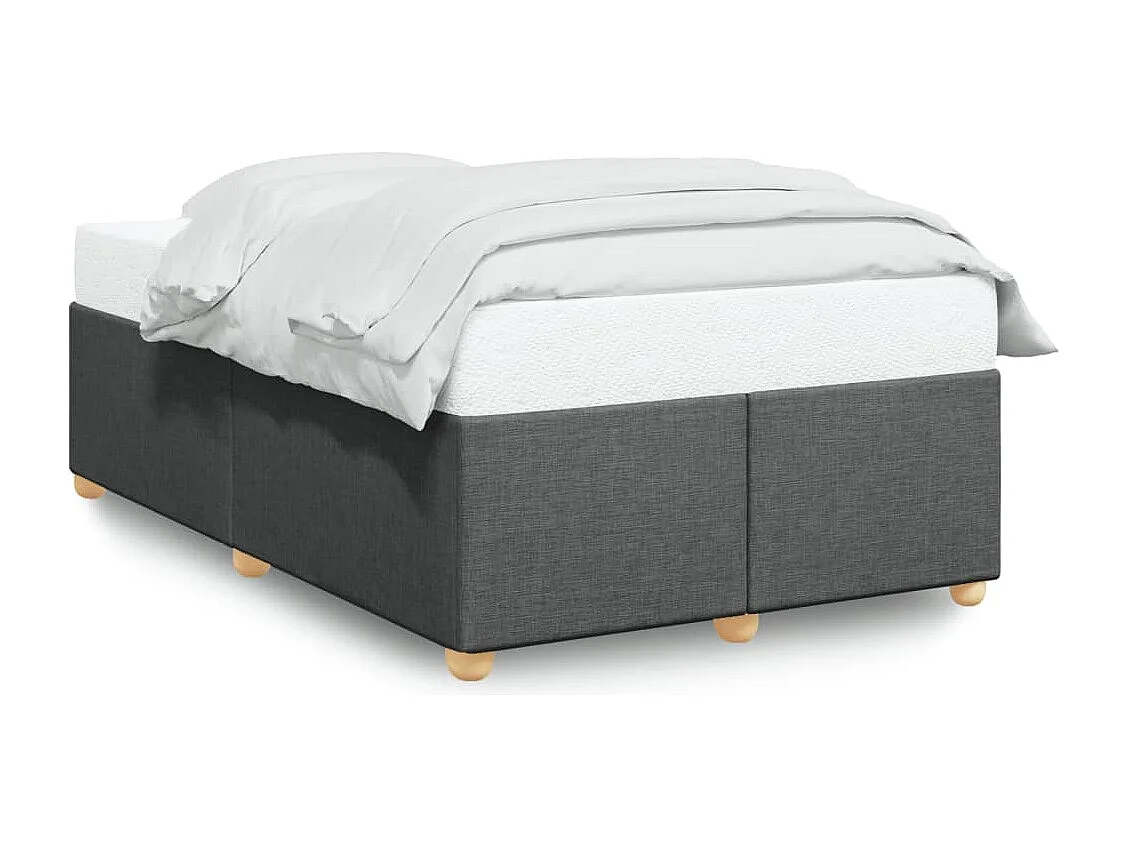 Bedframe zonder matras 120x190 cm stof donkergrijs