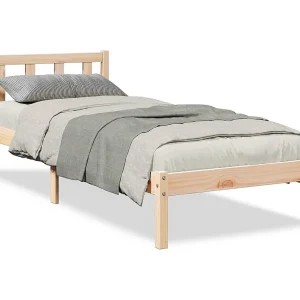 Bedframe extra lang zonder matras massief grenenhout 80×220 cm Bedframe extra lang zonder matras massief grenenhout 80×220 cm