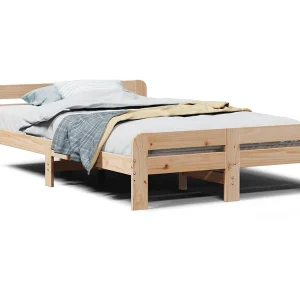 Bedframe zonder matras massief grenenhout 120×190 cm Bedframe zonder matras massief grenenhout 120×190 cm
