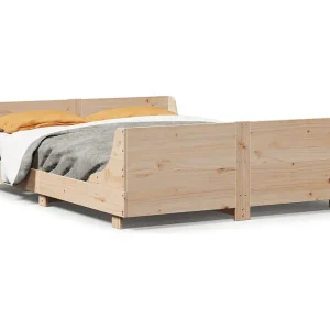 Bedframe zonder matras massief grenenhout 140×190 cm Bedframe zonder matras massief grenenhout 140×190 cm
