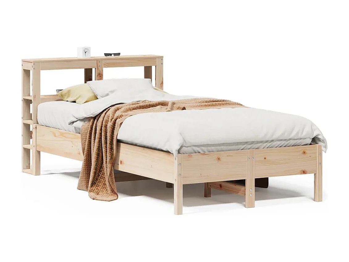 Bedframe zonder matras massief grenenhout 120x190 cm