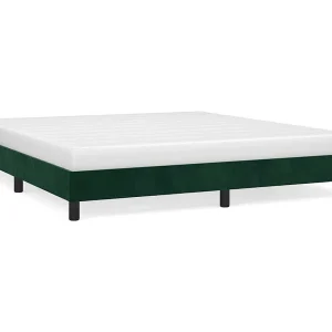 Bedframe zonder matras 180×200 cm fluweel donkergroen