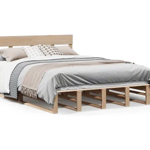 Bedframe zonder matras massief grenenhout 120×200 cm Bedframe zonder matras massief grenenhout 120×200 cm
