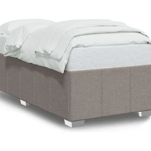 Bedframe zonder matras 80×200 cm stof taupe