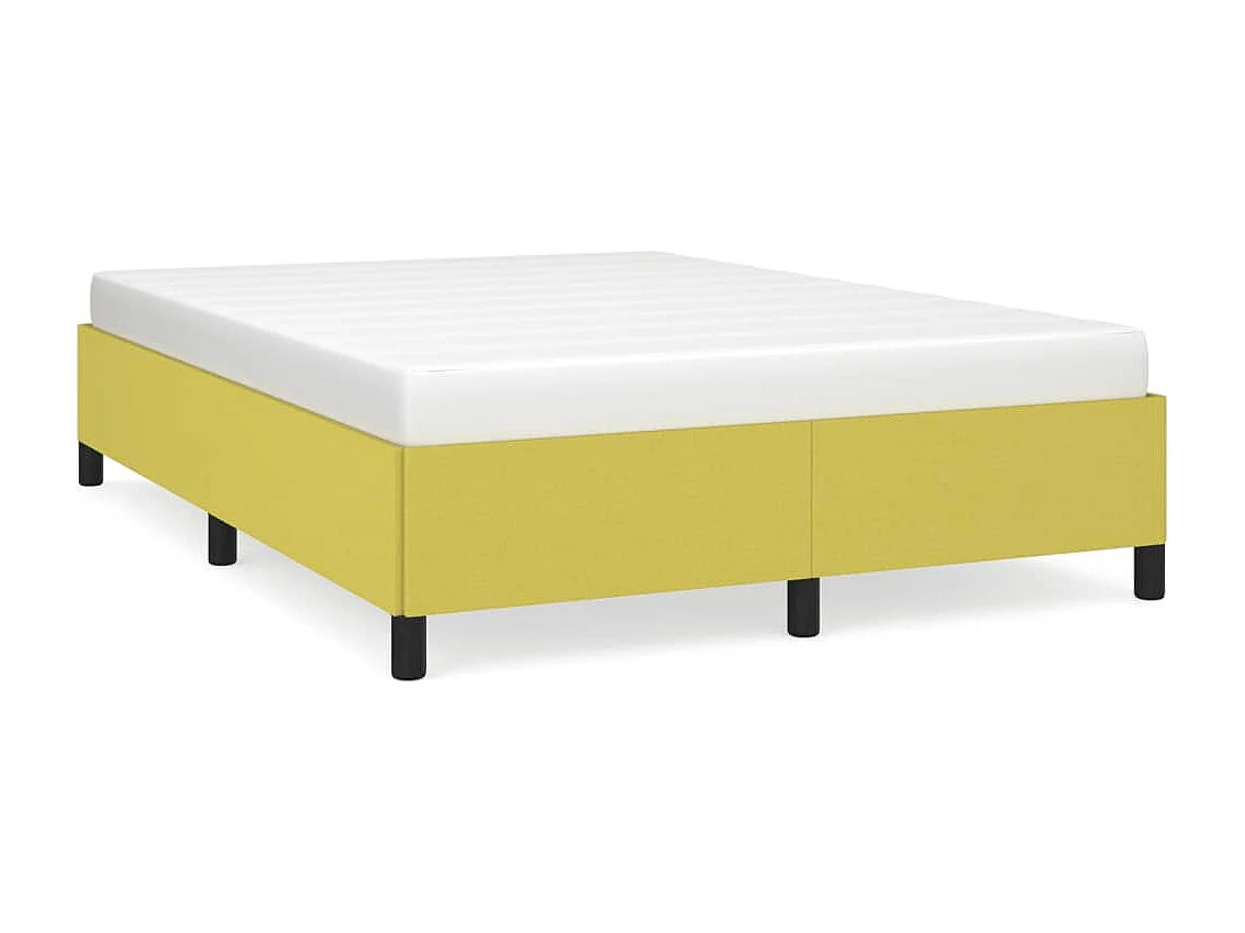 Bedframe zonder matras 140x190 cm stof groen