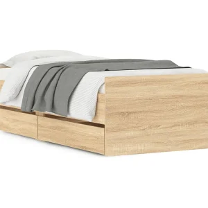 Bedframe sonoma eikenkleurig 75×190 cm Small Single Bedframe sonoma eikenkleurig 75×190 cm Small Single