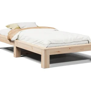 Bedframe zonder matras massief grenenhout 75×190 cm Bedframe zonder matras massief grenenhout 75×190 cm