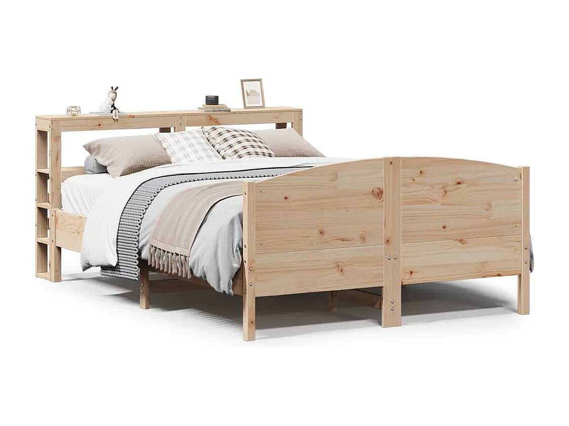 Bedframe zonder matras massief grenenhout 120x190 cm
