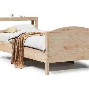 Bedframe zonder matras massief grenenhout 75×190 cm Bedframe zonder matras massief grenenhout 75×190 cm