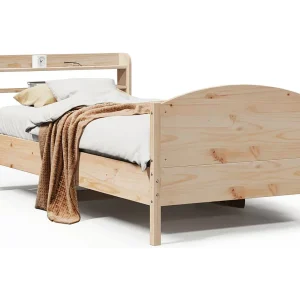 Bedframe zonder matras massief grenenhout 75×190 cm Bedframe zonder matras massief grenenhout 75×190 cm