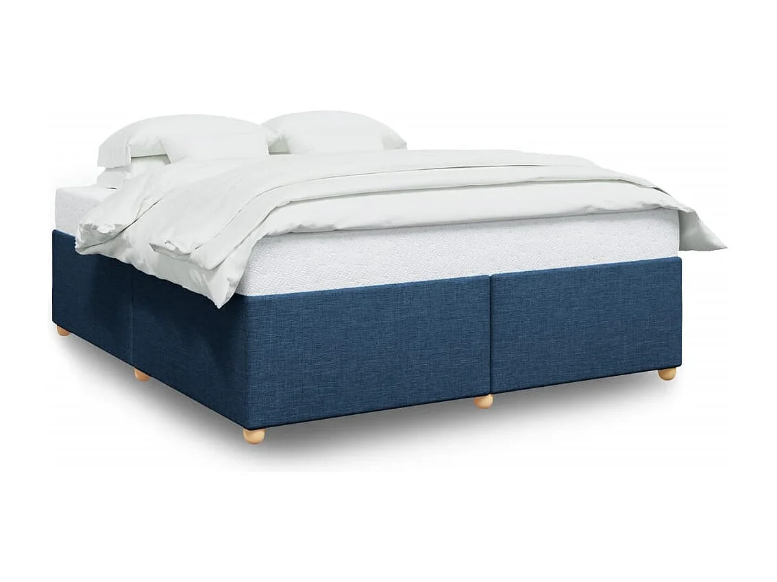 Bedframe zonder matras stof blauw 200x200 cm