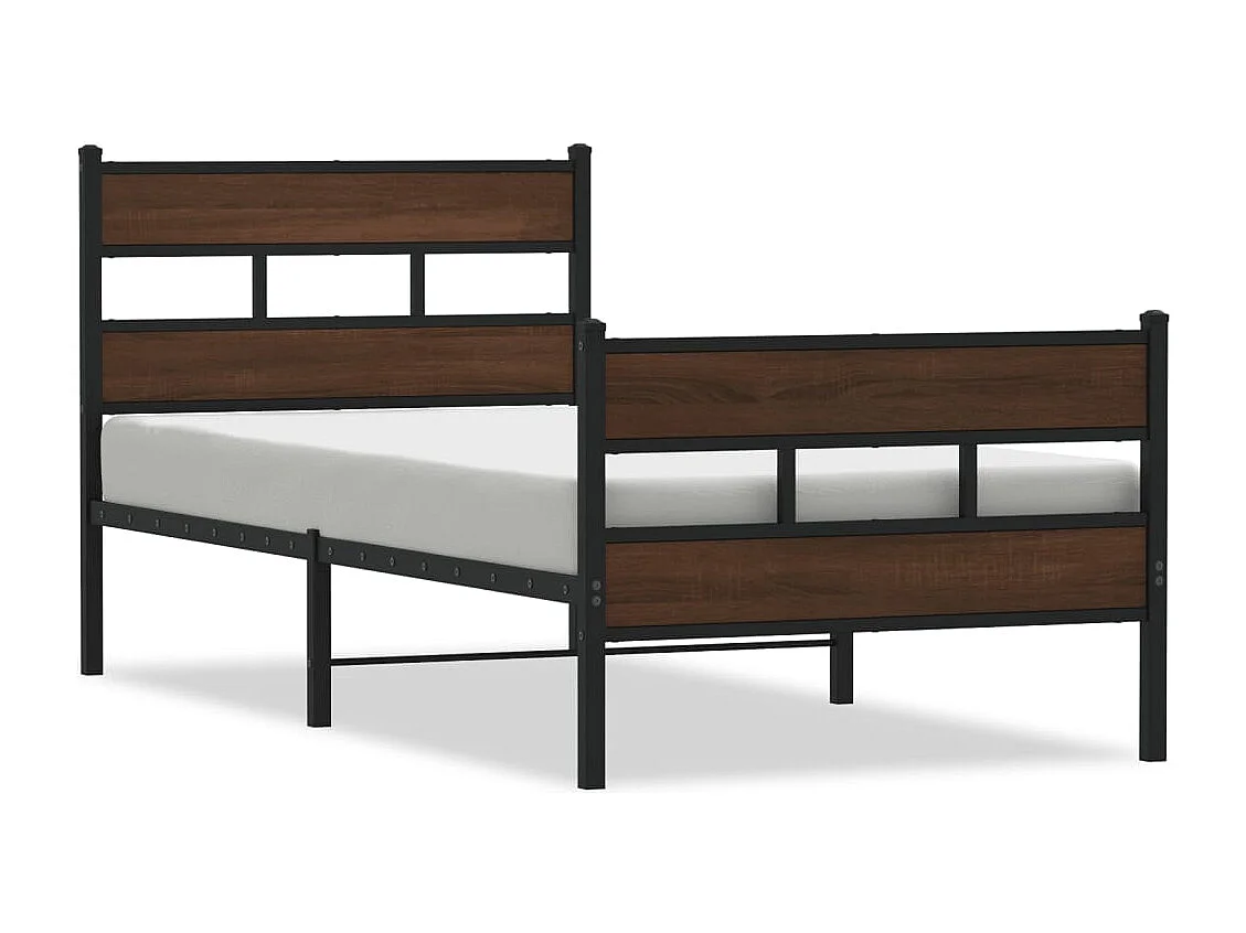 Bedframe met hoofdbord en voetbord zonder matras 90x190 cm