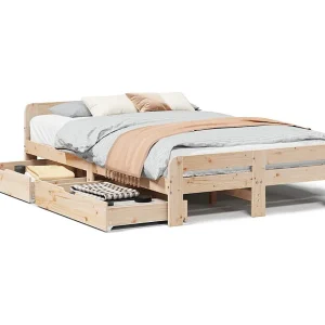 Bedframe zonder matras massief grenenhout 120×190 cm Bedframe zonder matras massief grenenhout 120×190 cm