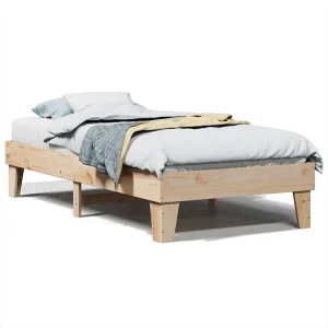 Bedframe zonder matras massief grenenhout 100×200 cm Bedframe zonder matras massief grenenhout 100×200 cm