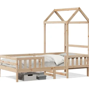Bedframe met huisje massief grenenhout 80×200 cm Bedframe met huisje massief grenenhout 80×200 cm