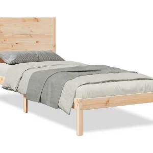 Bedframe extra lang zonder matras massief hout 100×220 cm Bedframe extra lang zonder matras massief hout 100×220 cm