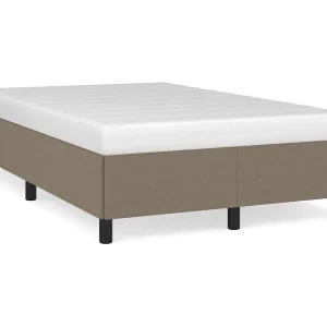 Bedframe zonder matras 120×190 cm stof taupe