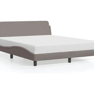 Bedframe "Dover" stof taupe 160×200 cm Bedframe "Dover" stof taupe 160×200 cm