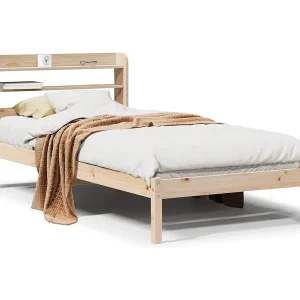 Bedframe zonder matras massief grenenhout 75×190 cm Bedframe zonder matras massief grenenhout 75×190 cm