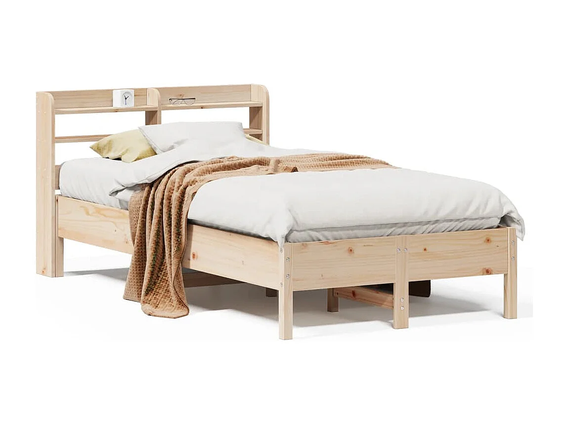 Bedframe zonder matras massief grenenhout 90x200 cm