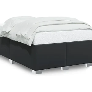 Bedframe zonder matras 120×190 cm kunstleer zwart Bedframe zonder matras 120×190 cm kunstleer zwart