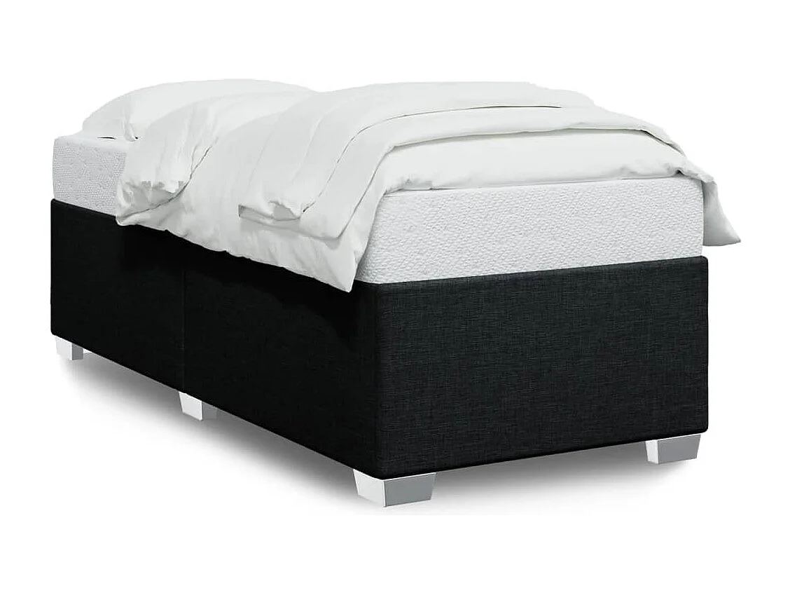 Bedframe zonder matras 80x200 cm stof zwart