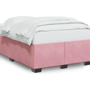 Bedframe fluweel roze 120×200 cm Bedframe fluweel roze 120×200 cm